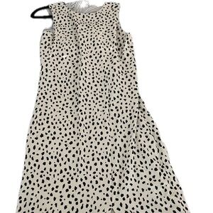 Pact ink spots soirée fitted tank dress